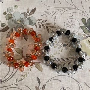 Two stretch bracelets